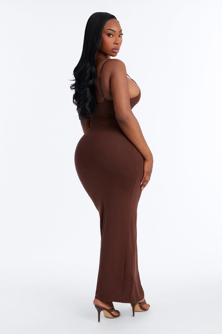 Ajay Maxi Dress - Chocolate