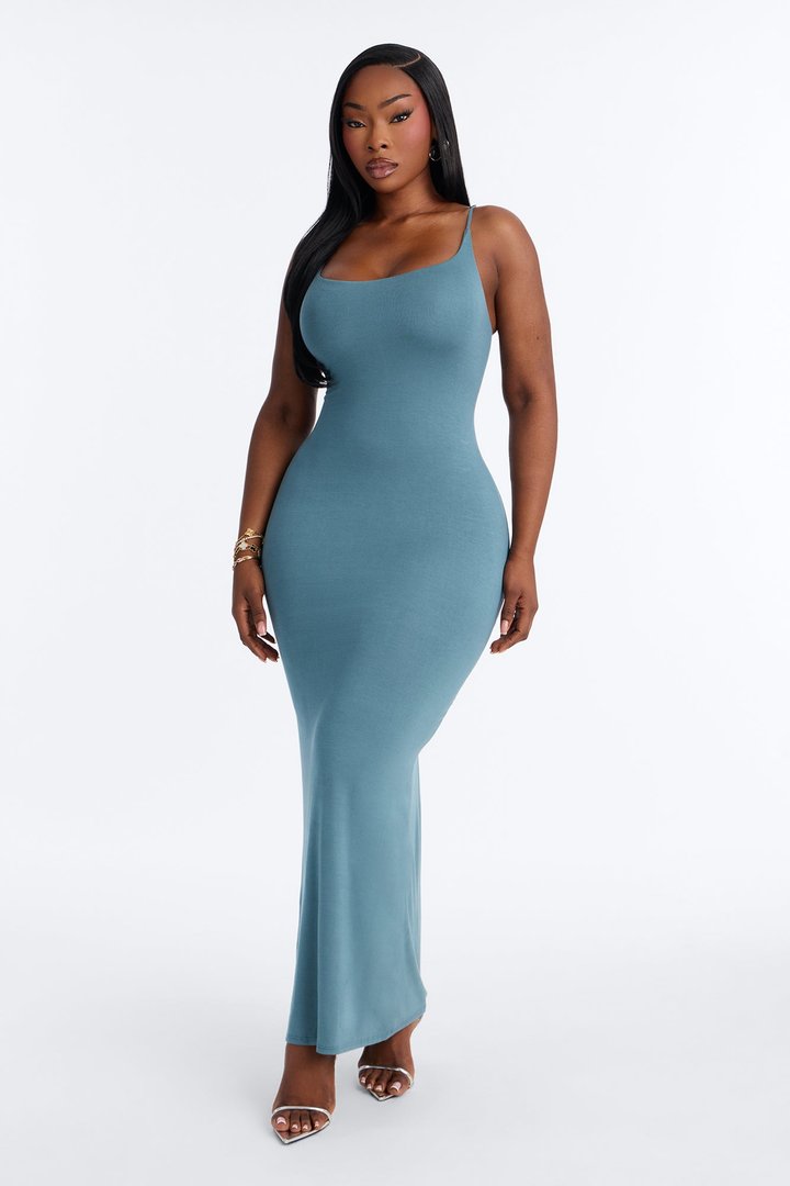 Ajay Maxi Dress - Steel