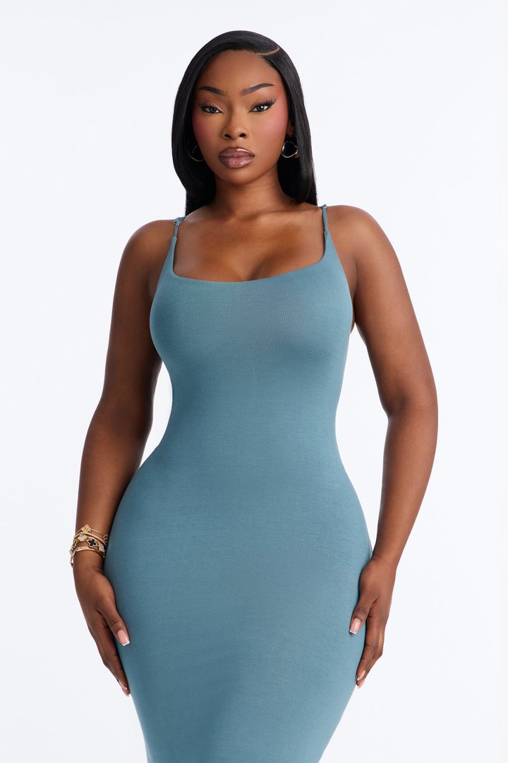 Ajay Maxi Dress - Steel