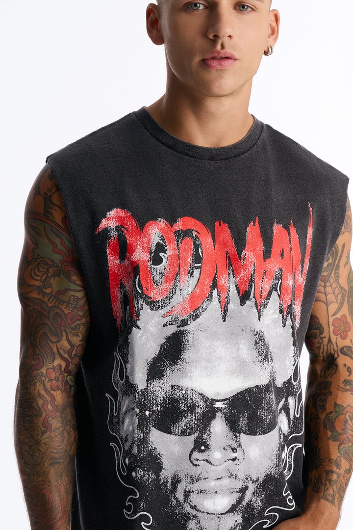 Rodman 91 Muscle Tee - Black