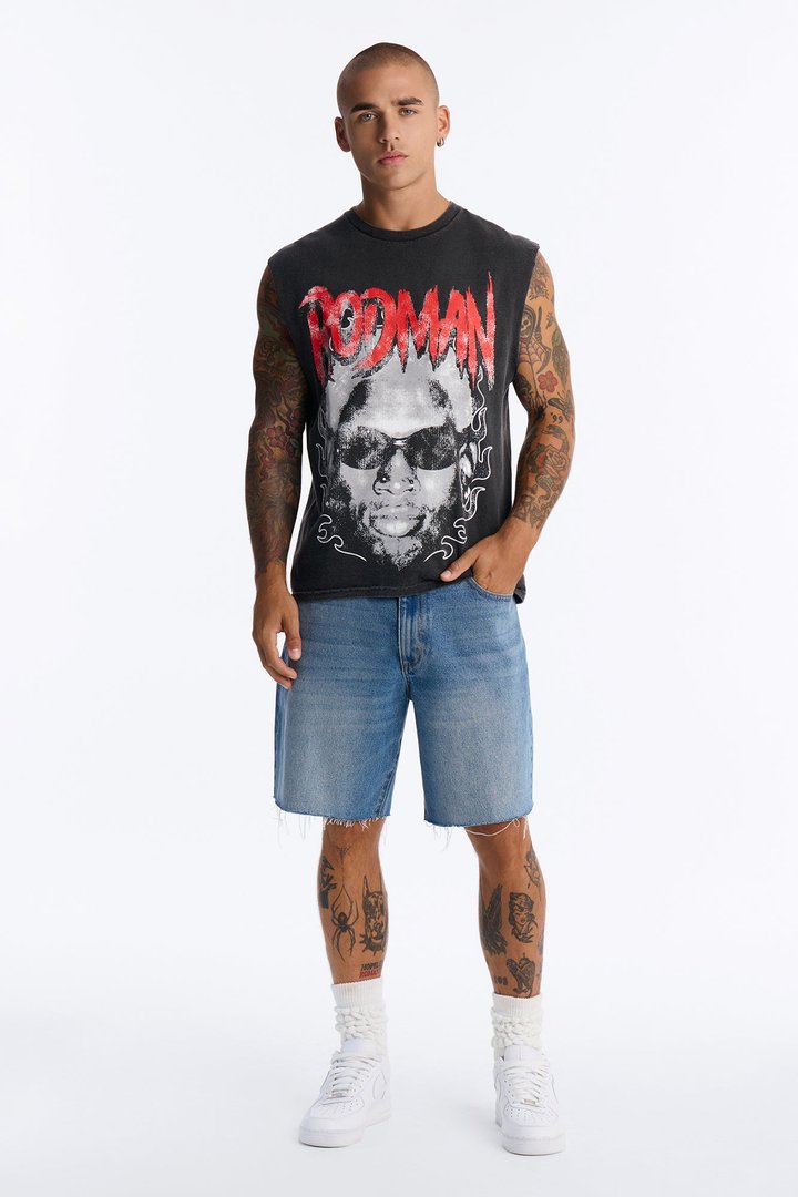Rodman 91 Muscle Tee - Black