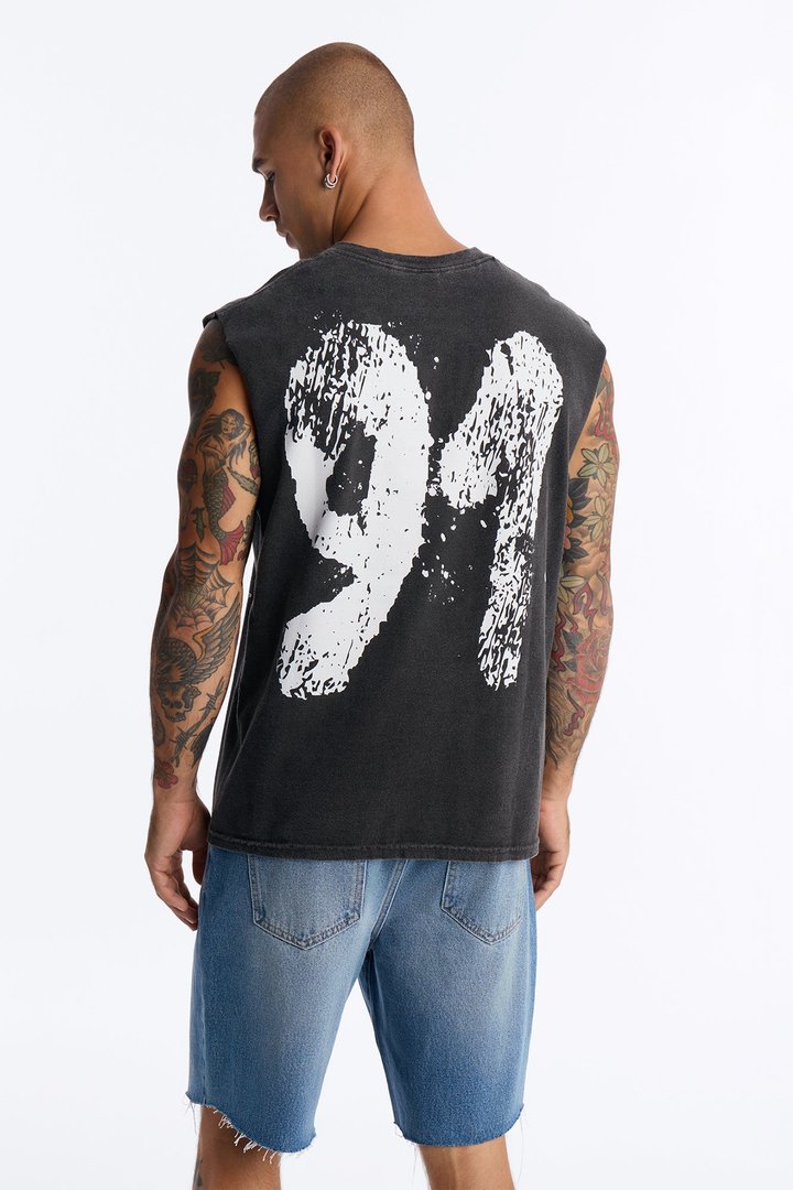 Rodman 91 Muscle Tee - Black