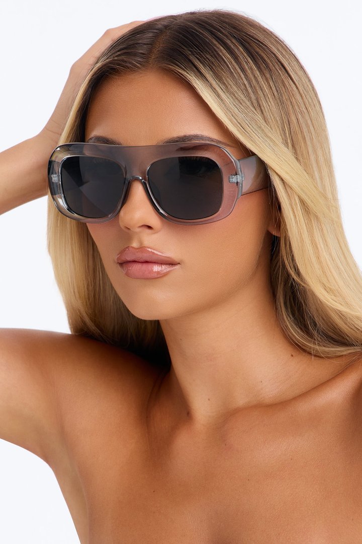 Funky Flash Sunglasses - Grey