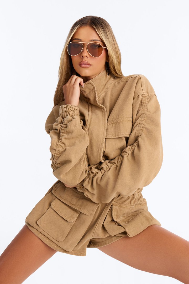 Off Golden Street Sunglasses - Gold/Brown