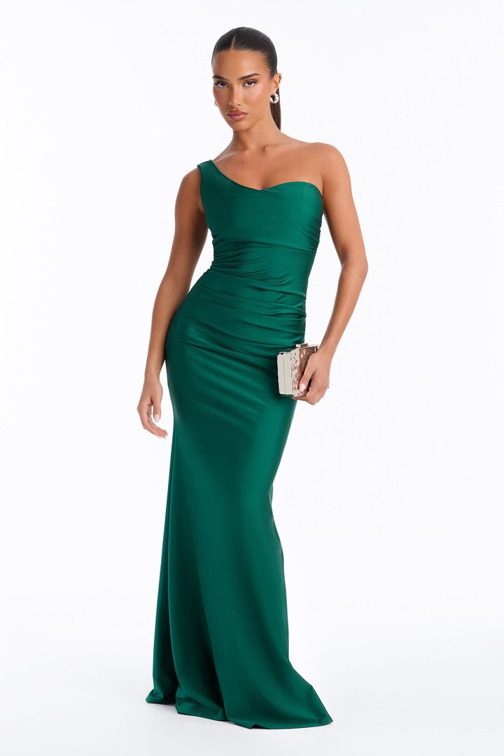 Calling You Over Maxi Dress - Hunter