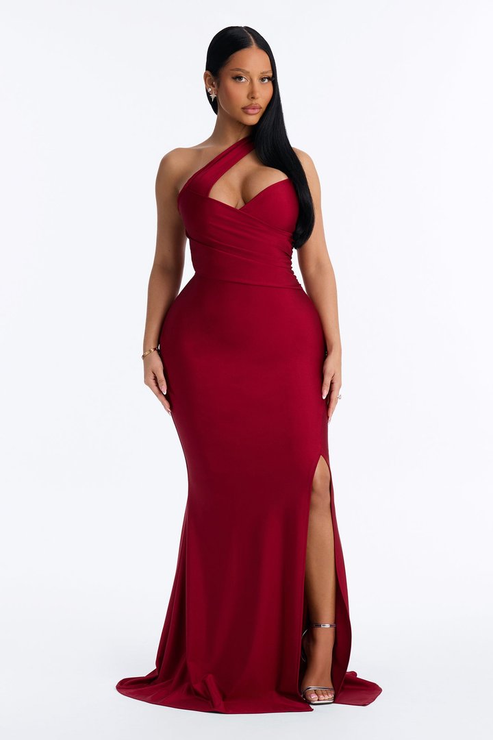 Can't Replace You Maxi Dress - Burgundy