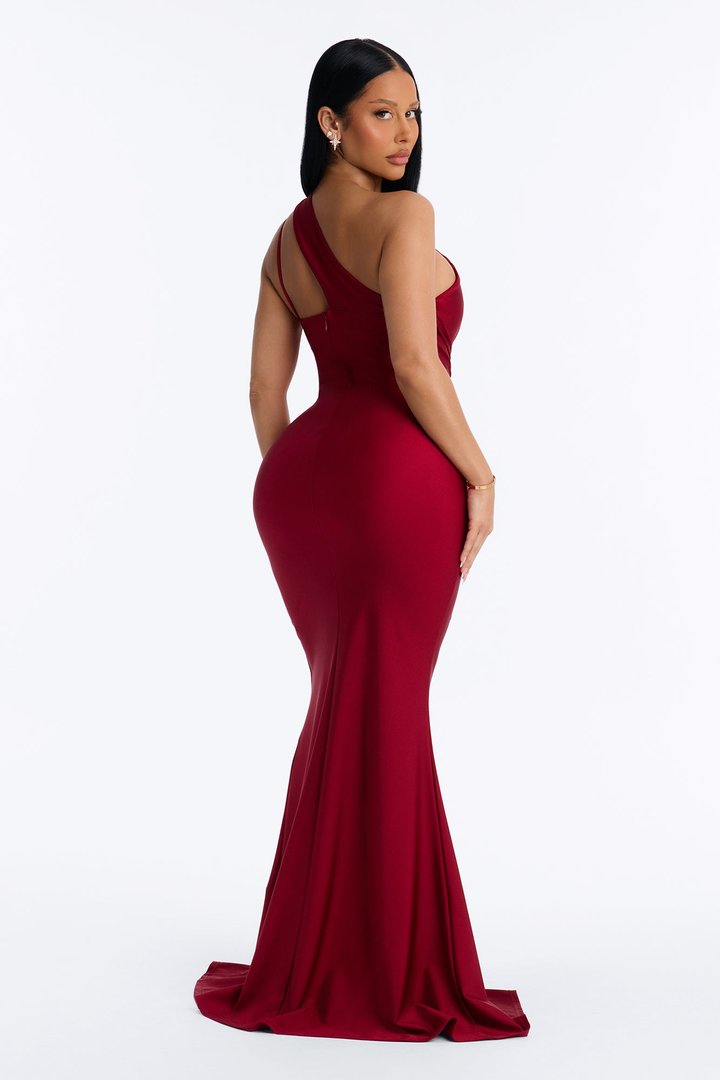 Can't Replace You Maxi Dress - Burgundy