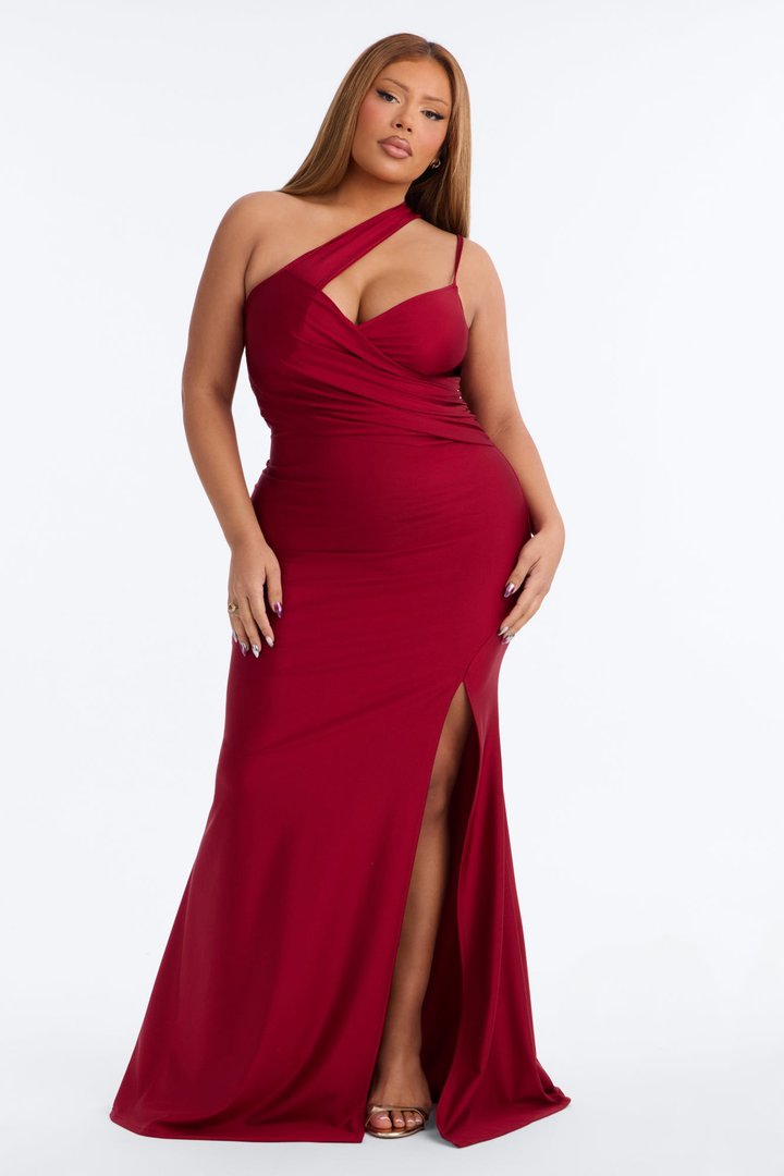 Can't Replace You Maxi Dress - Burgundy
