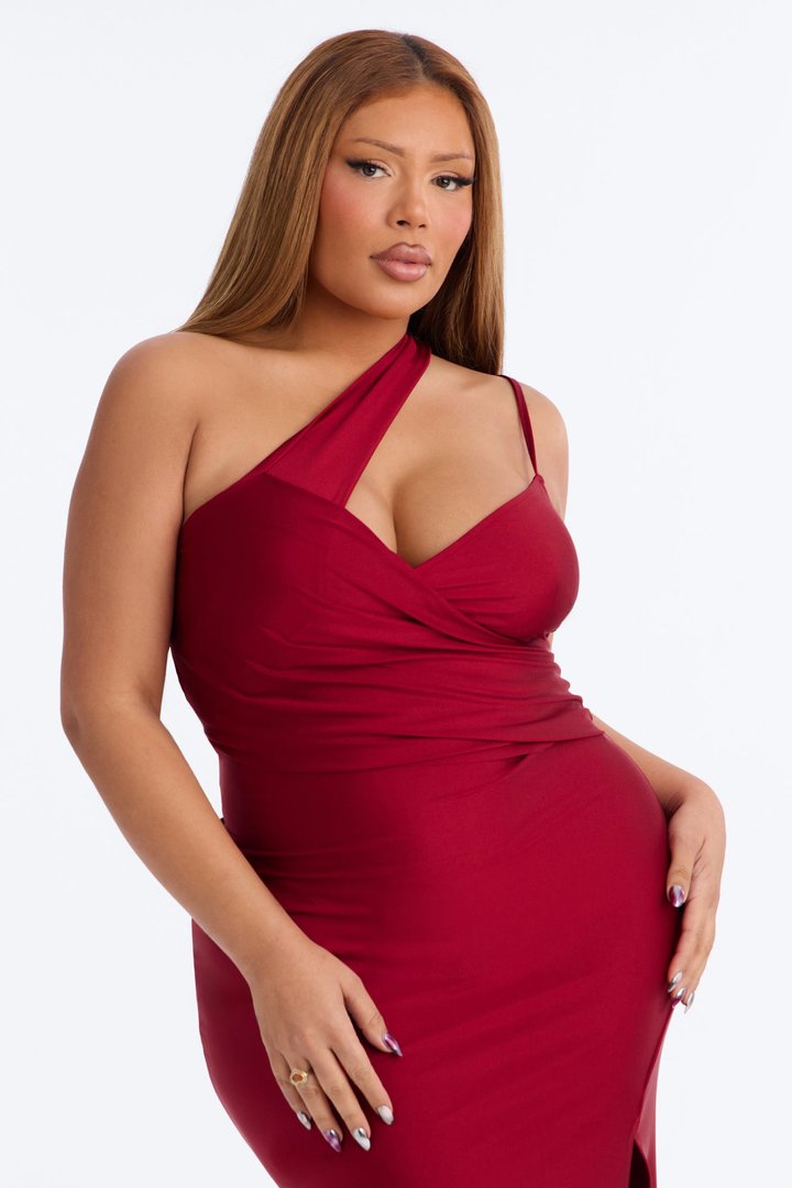 Can't Replace You Maxi Dress - Burgundy