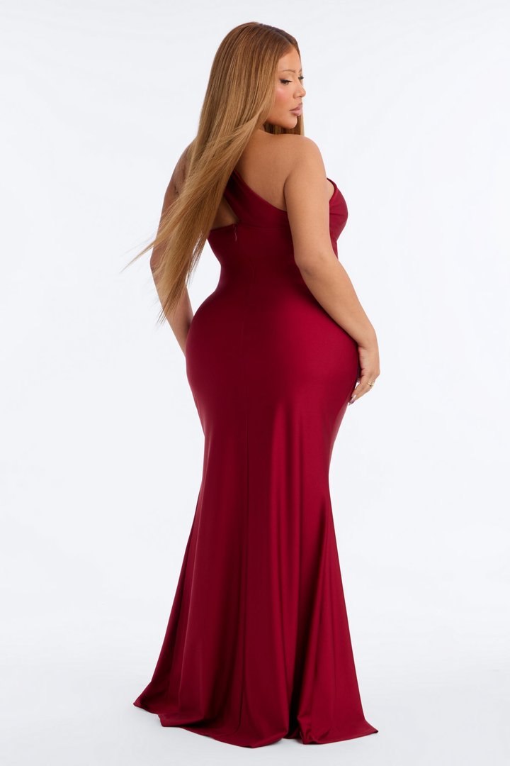 Can't Replace You Maxi Dress - Burgundy