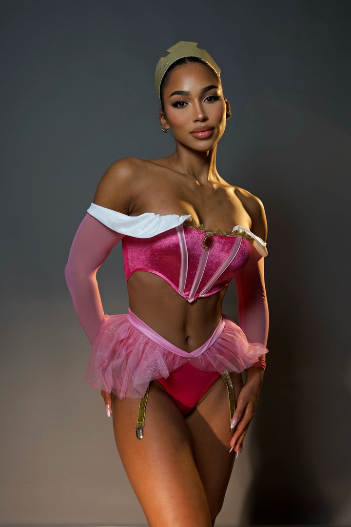 Dreamy Princess 3 Piece Costume Set - Pink/combo