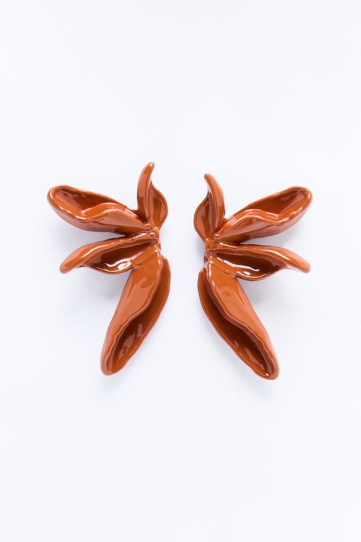 Free Spirit Earrings - Orange