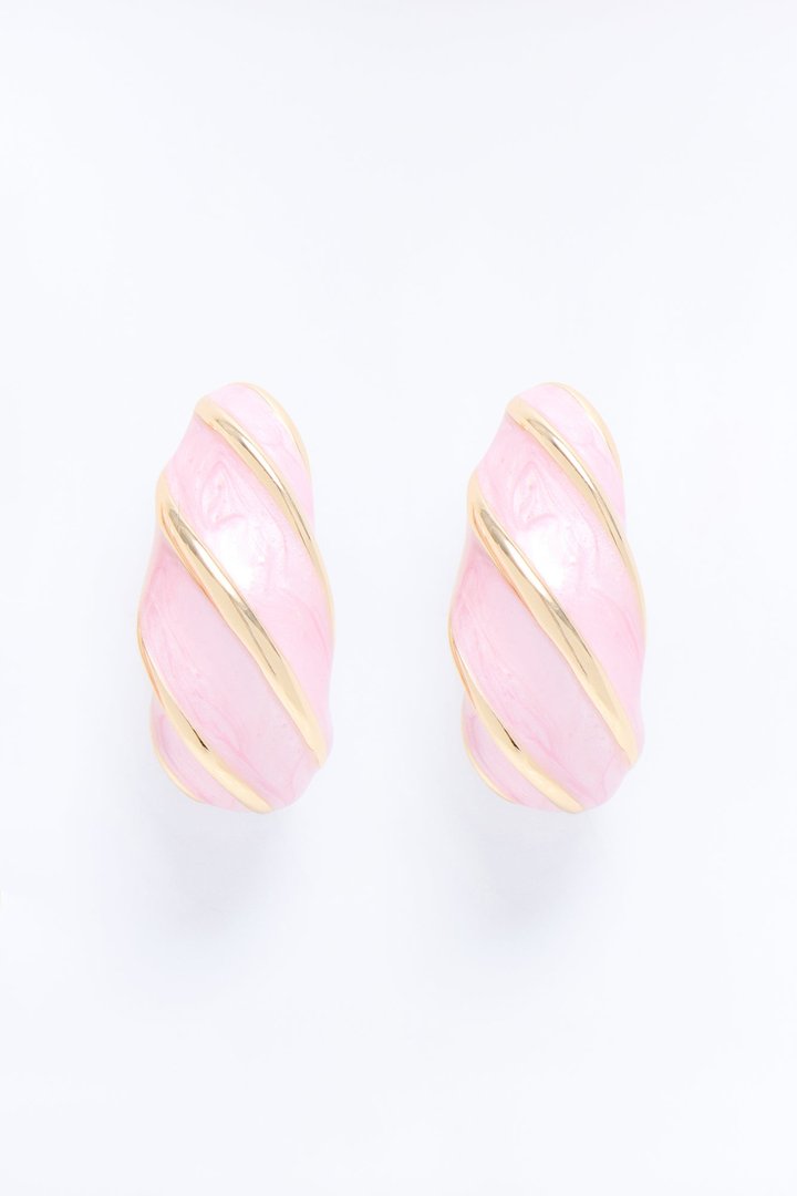 Celestine Drop Earrings - Pink