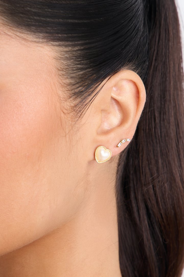 Got Me Blushing Stud Earrings - Gold