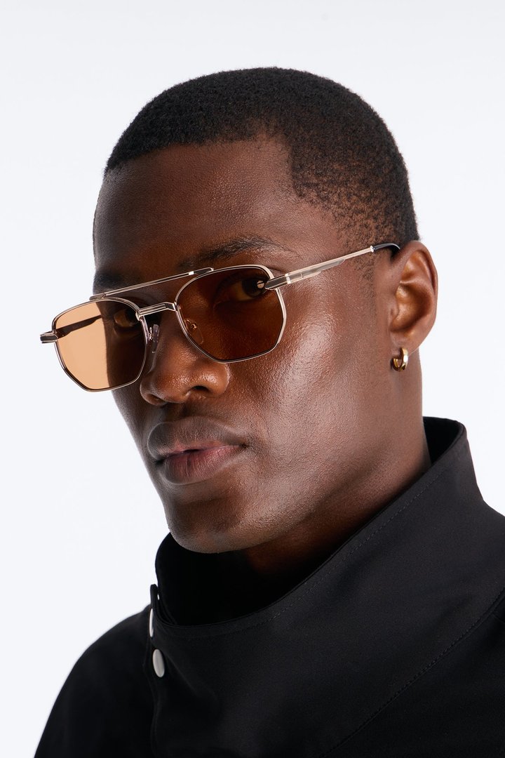 Lights Out Aviator Sunglasses - Orange
