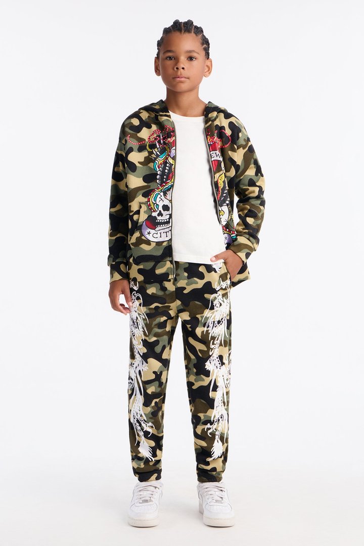 Mini Ed Hardy NYC Camo Hoodie - Camouflage