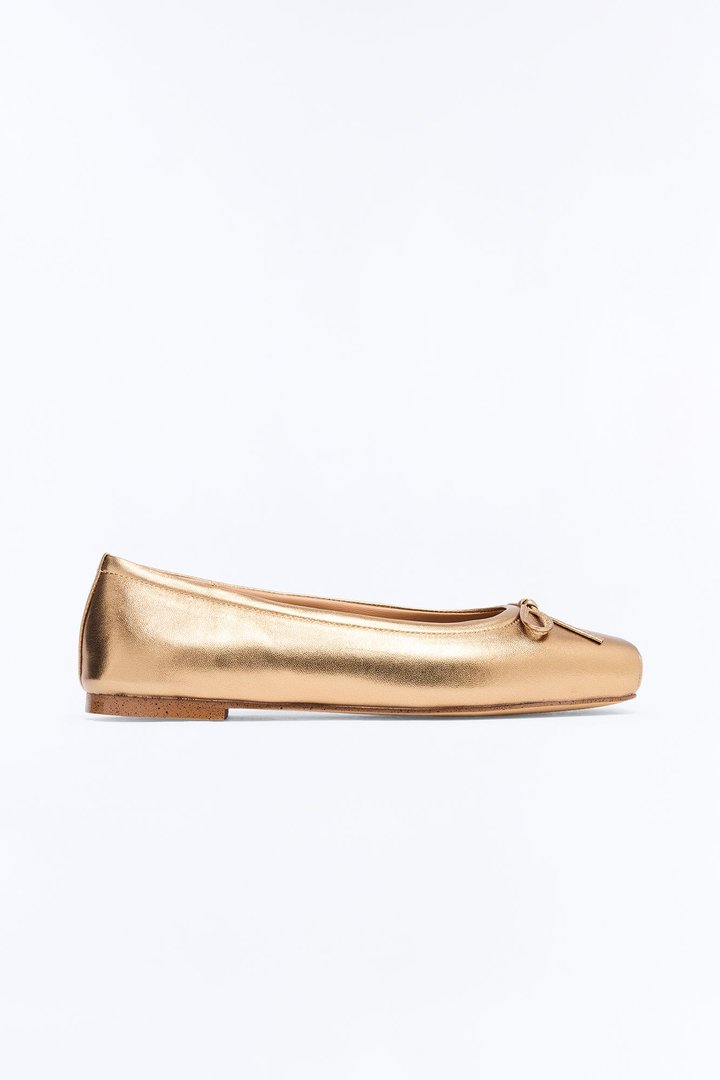 Steve Madden Eleve Ballet Flats - Bronze