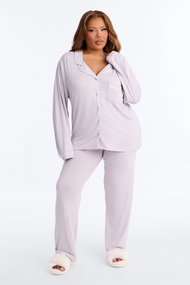 In The Morning PJ Pant Set - Lavender