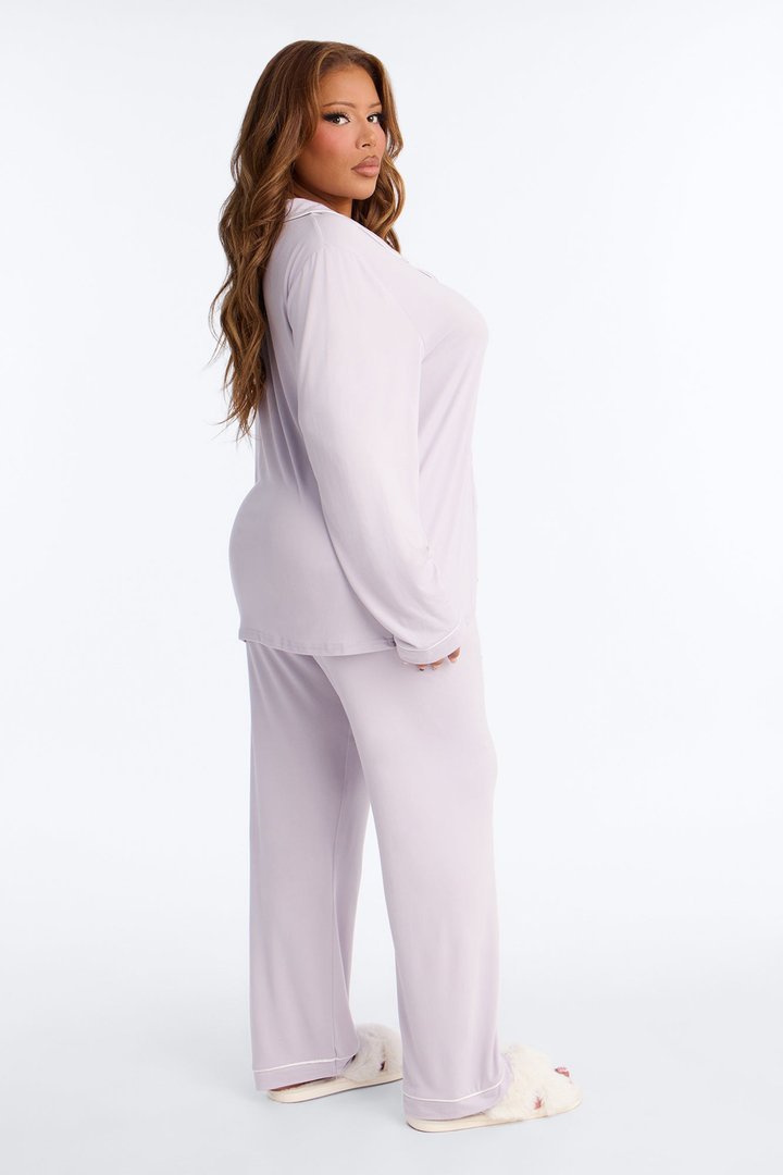 In The Morning PJ Pant Set - Lavender