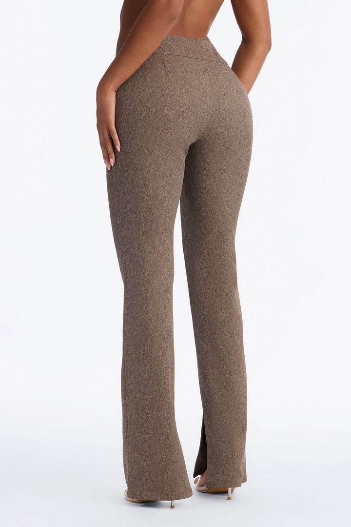 Perfectly Poised Straight Leg Trouser - Brown Combo