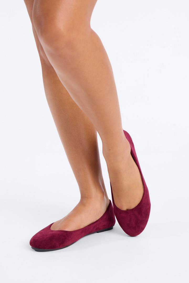 Linda Ballet Flats - Wine