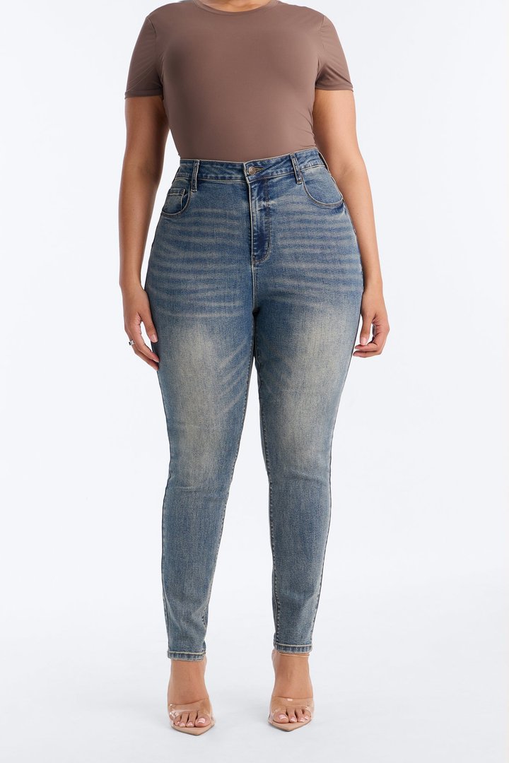 Tall Isla Sculpting Skinny Jeans - Medium Wash