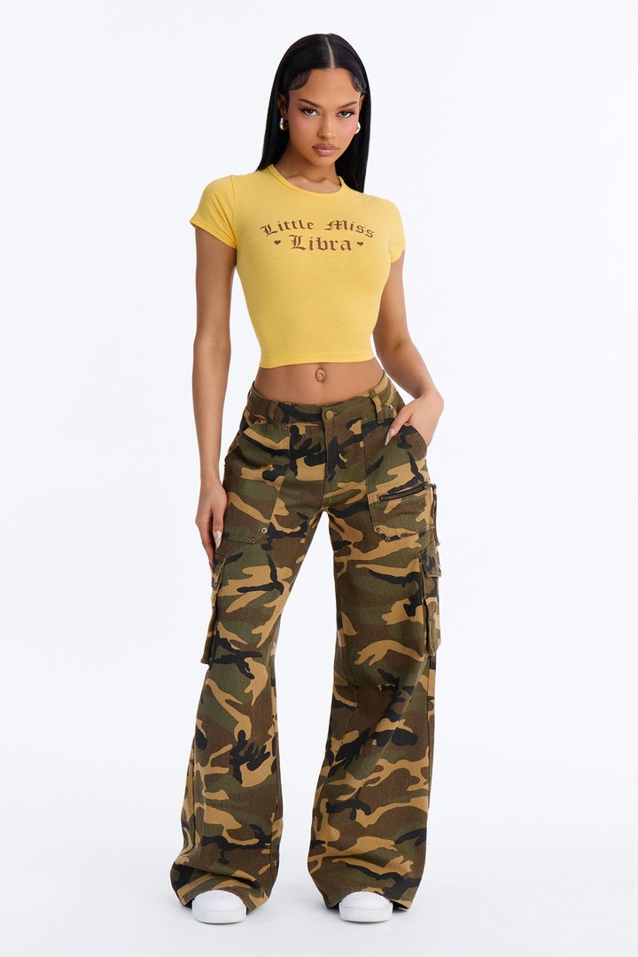Little Miss Libra Baby Tee - Butter Yellow