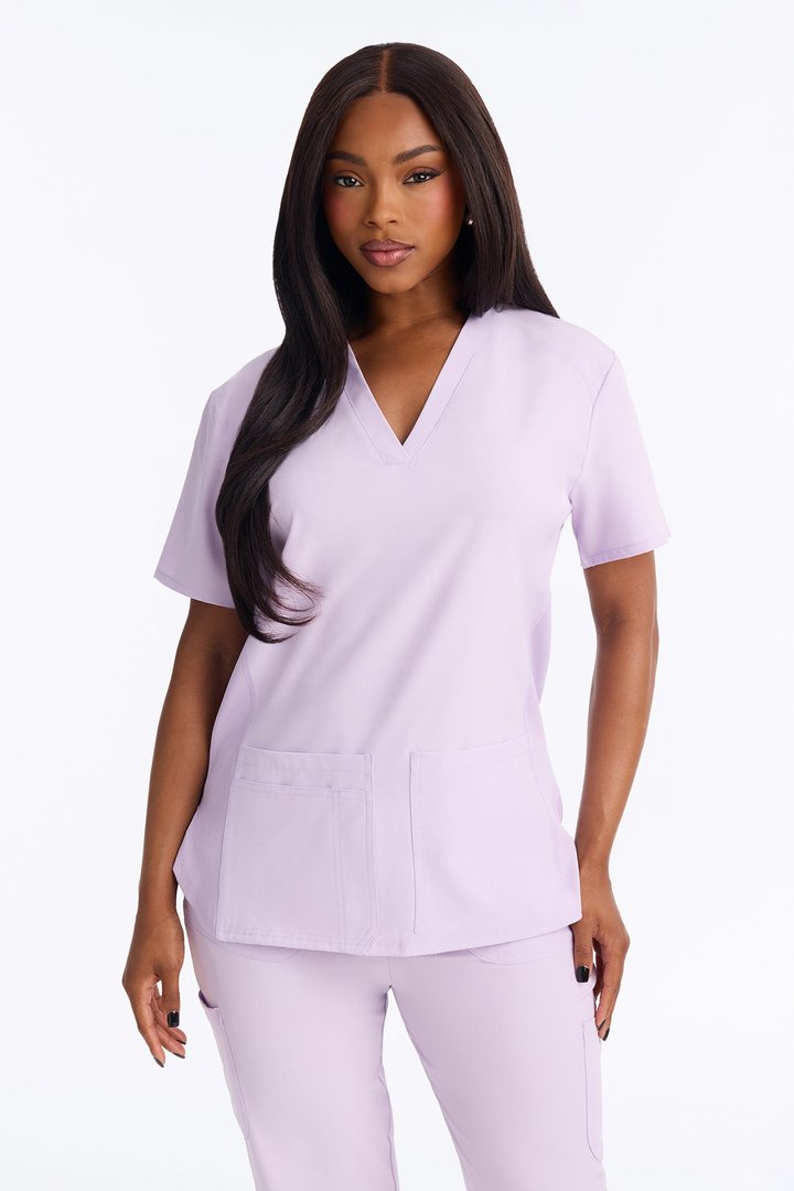 Full Shift 4 Way Stretch Uniform Scrub Set - Lavender