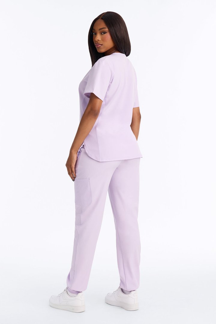 Full Shift 4 Way Stretch Uniform Scrub Set - Lavender