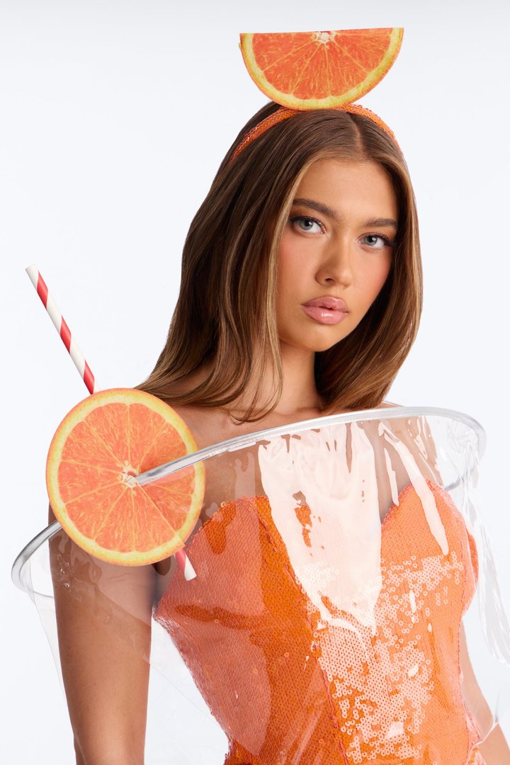 Spritz and Tease 3 Piece Costume Set - Orange