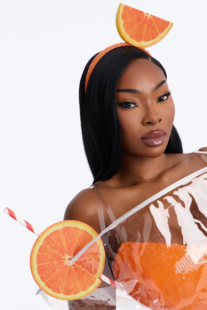 Spritz and Tease 3 Piece Costume Set - Orange