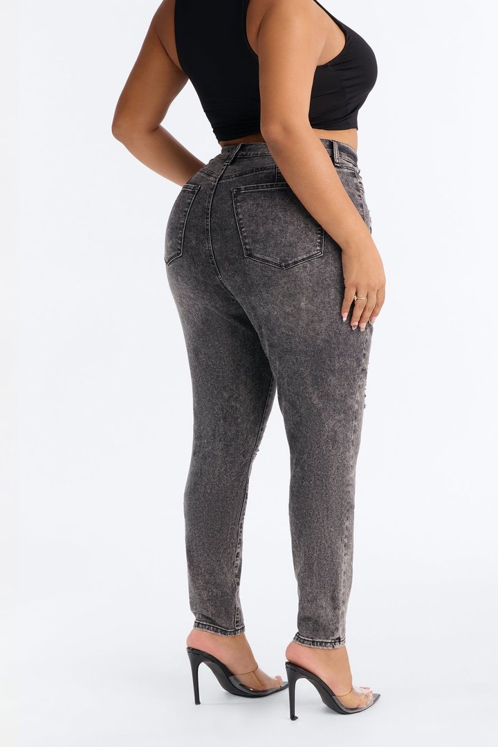 Tall Living Life High Stretch Skinny Jeans - Black Wash