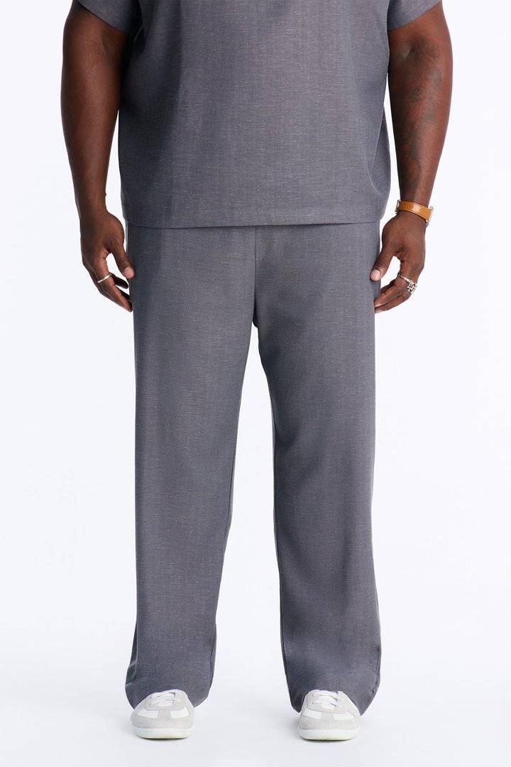 Laurel Linen Relaxed Pant - Navy/combo