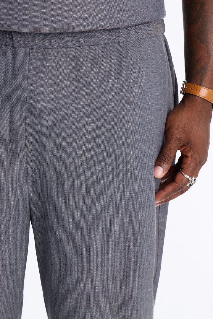 Laurel Linen Relaxed Pant - Navy/combo
