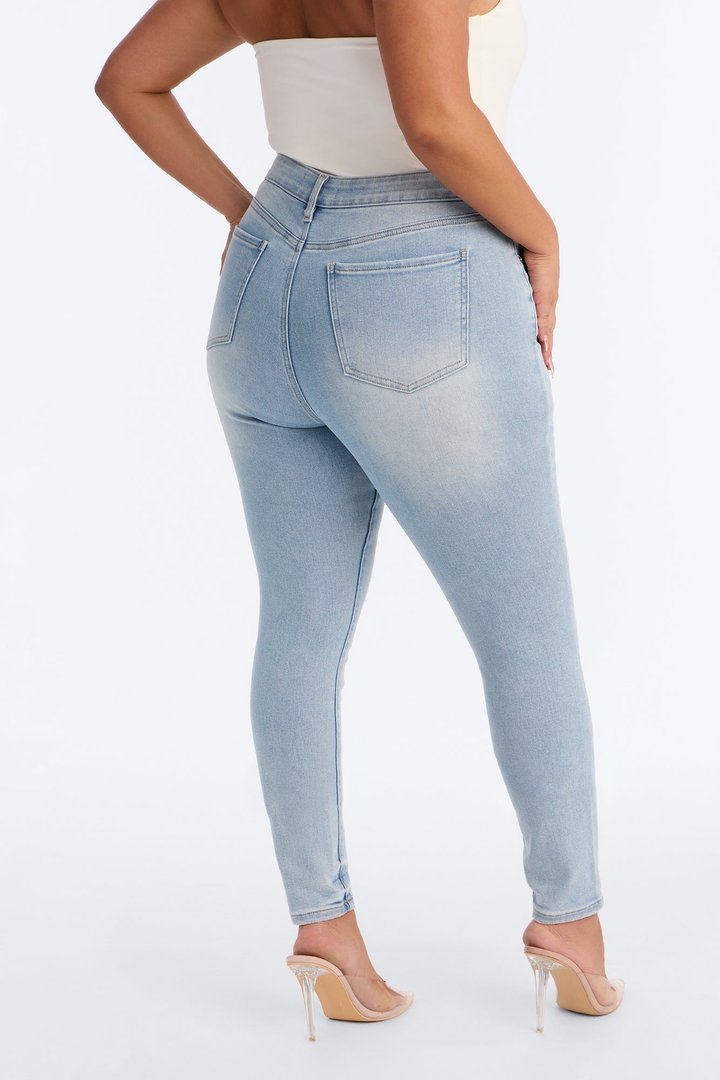 Tall Kalisha Stretch Ripped Skinny Jeans - Light Wash