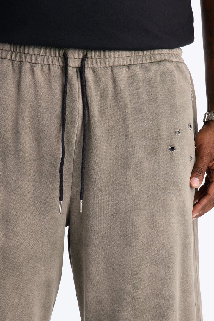Saint Washed Baggy Shorts - Green/combo