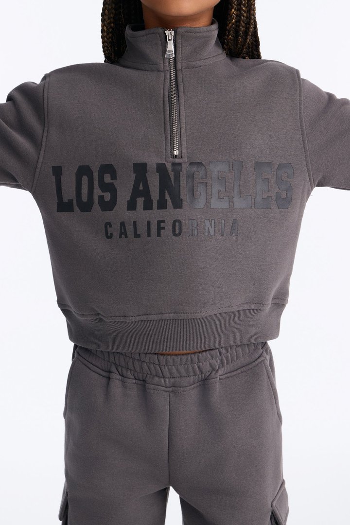 Mini Los Angeles Cargo Jogger Set - Acid Wash