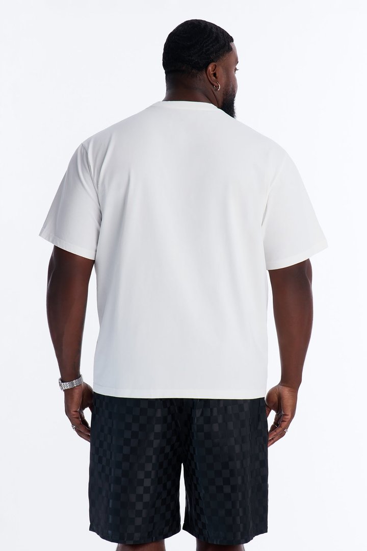 Destructed Crewneck Tee - White