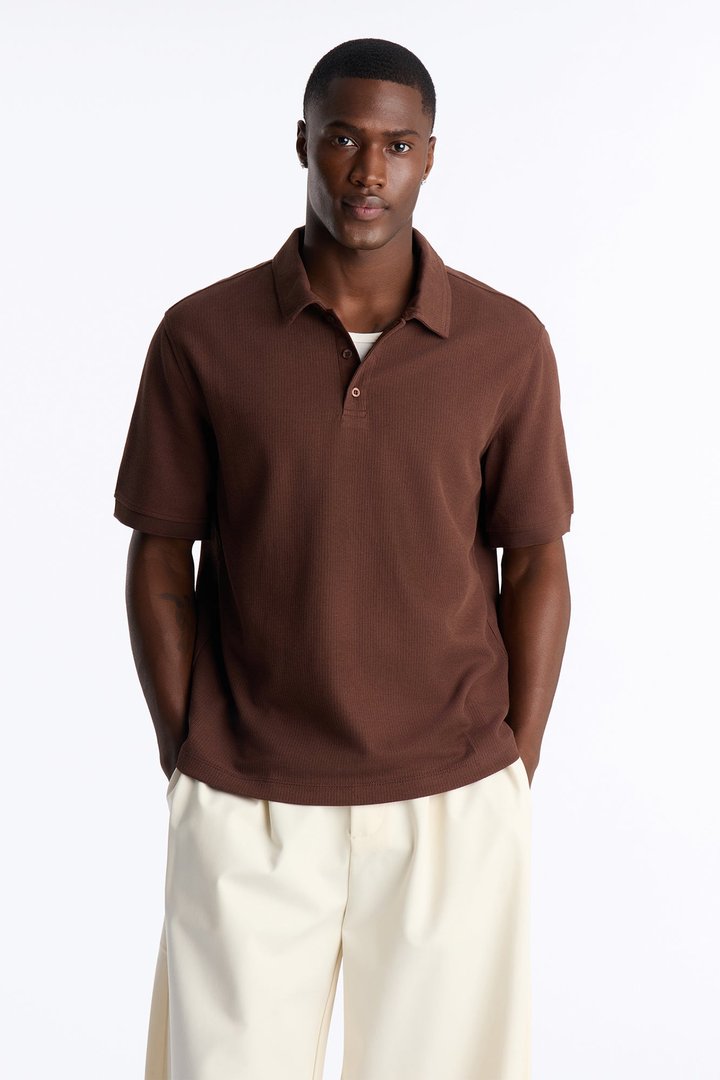 Classic Clean Finish Polo - Brown