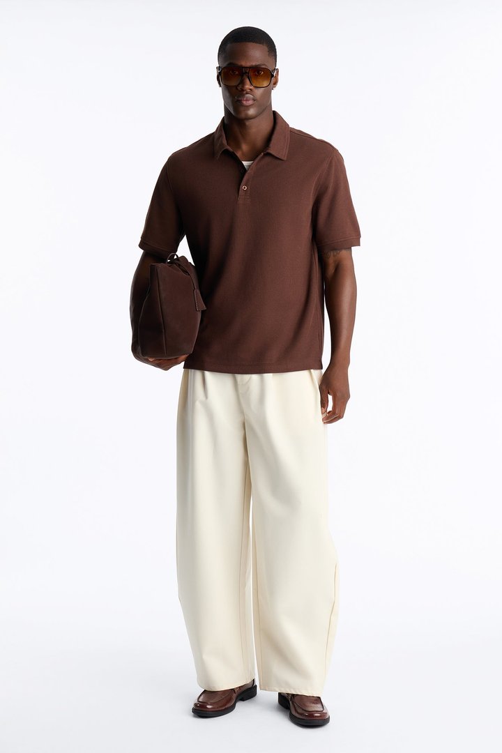 Classic Clean Finish Polo - Brown