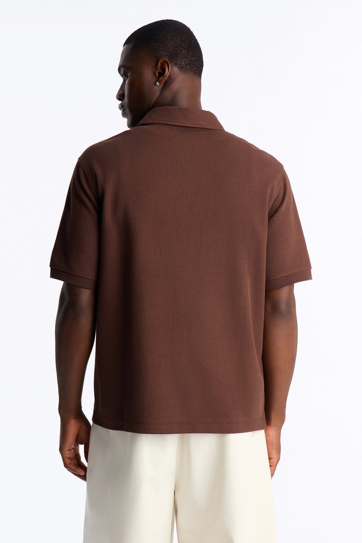 Classic Clean Finish Polo - Brown