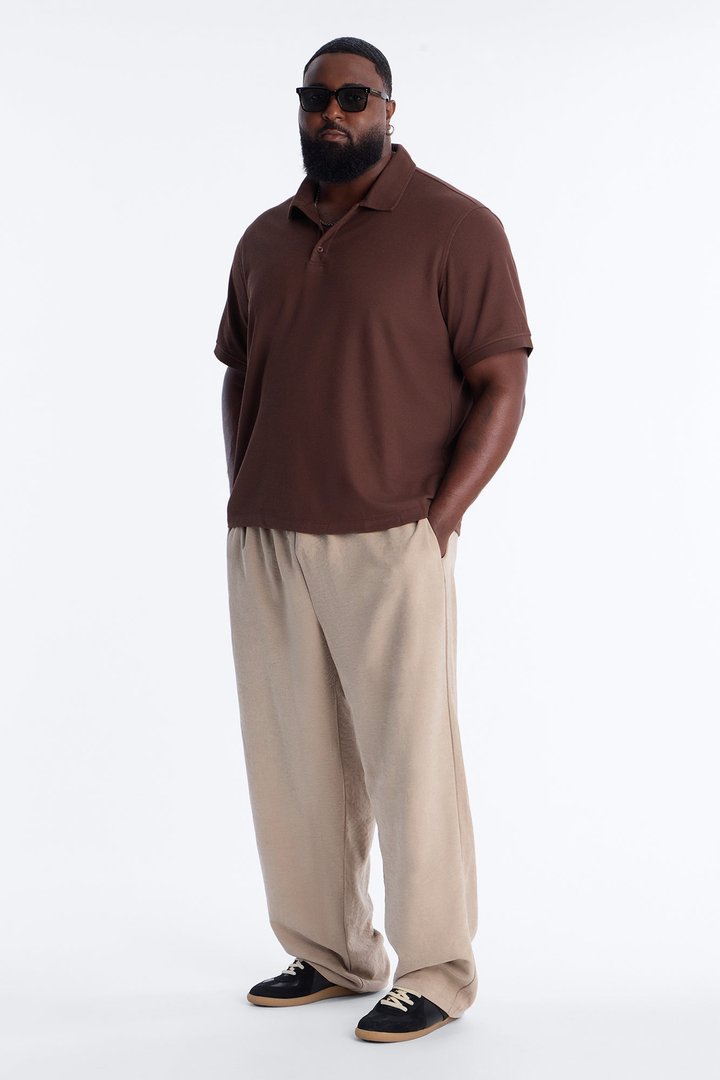 Classic Clean Finish Polo - Brown