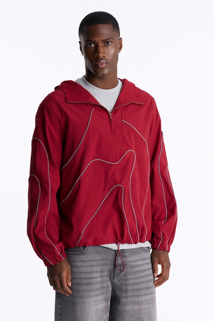 Futuristic Mode Track Jacket - Red