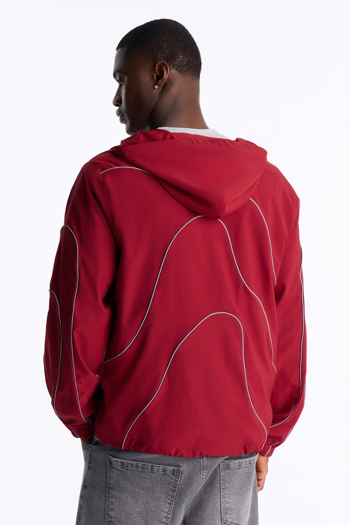 Futuristic Mode Track Jacket - Red