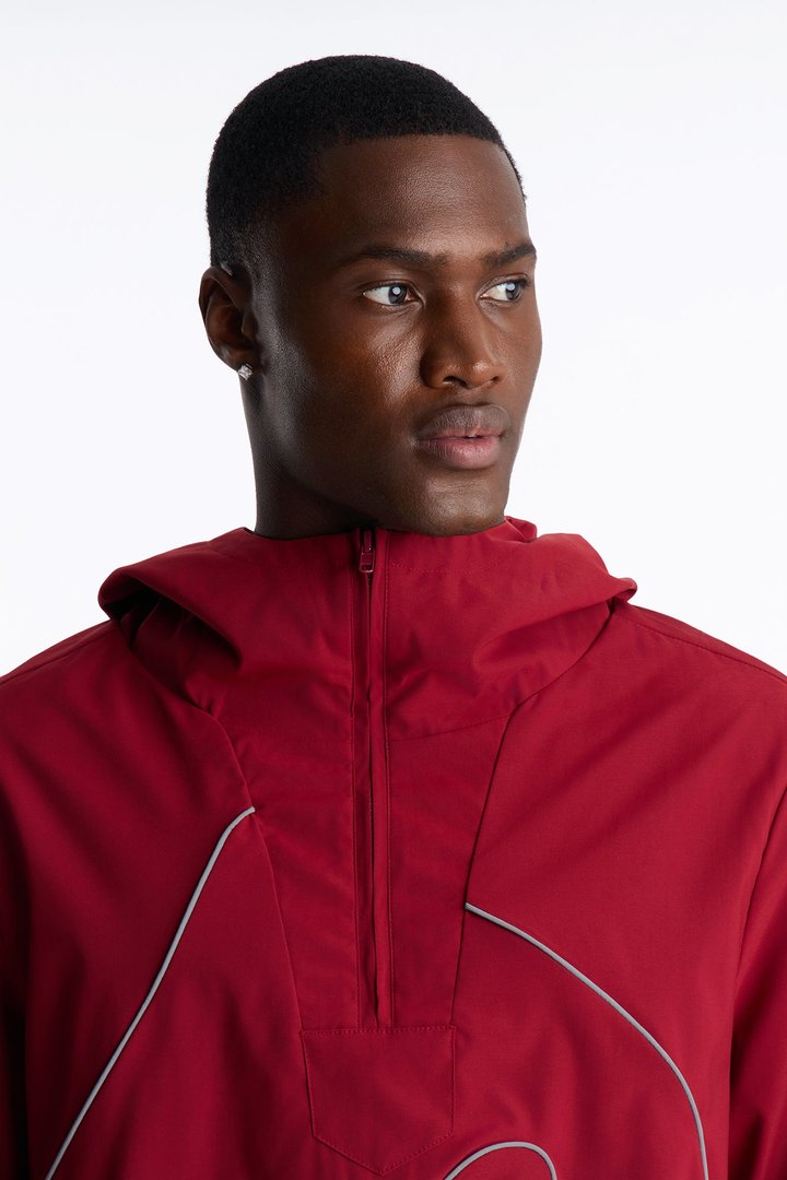 Futuristic Mode Track Jacket - Red