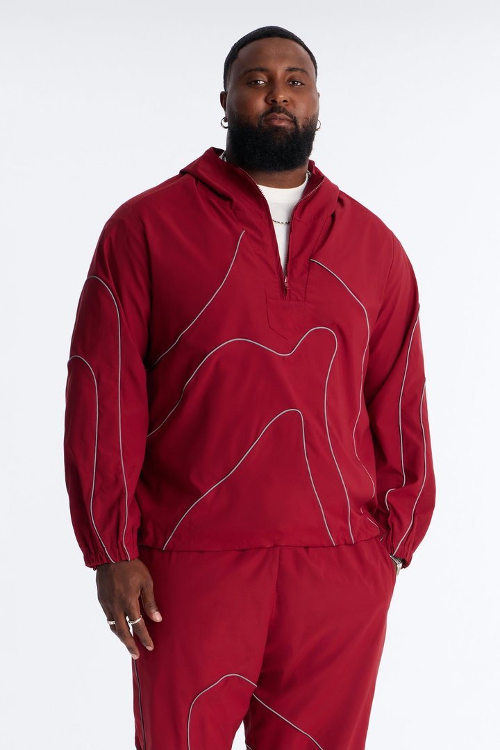 Futuristic Mode Track Jacket - Red