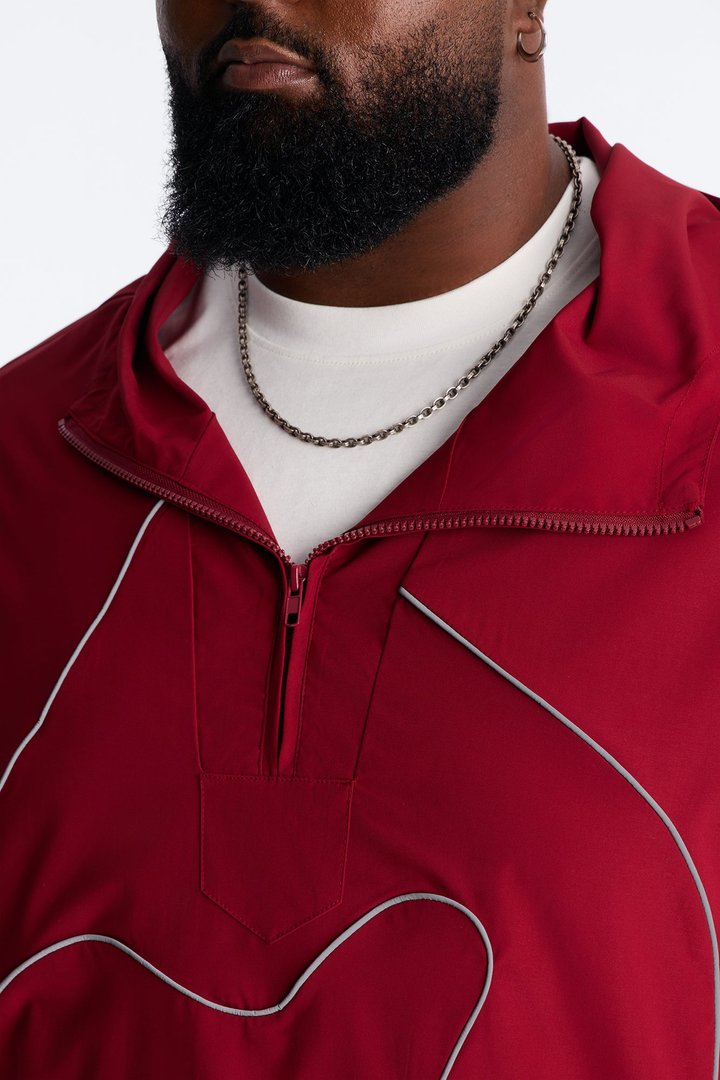 Futuristic Mode Track Jacket - Red