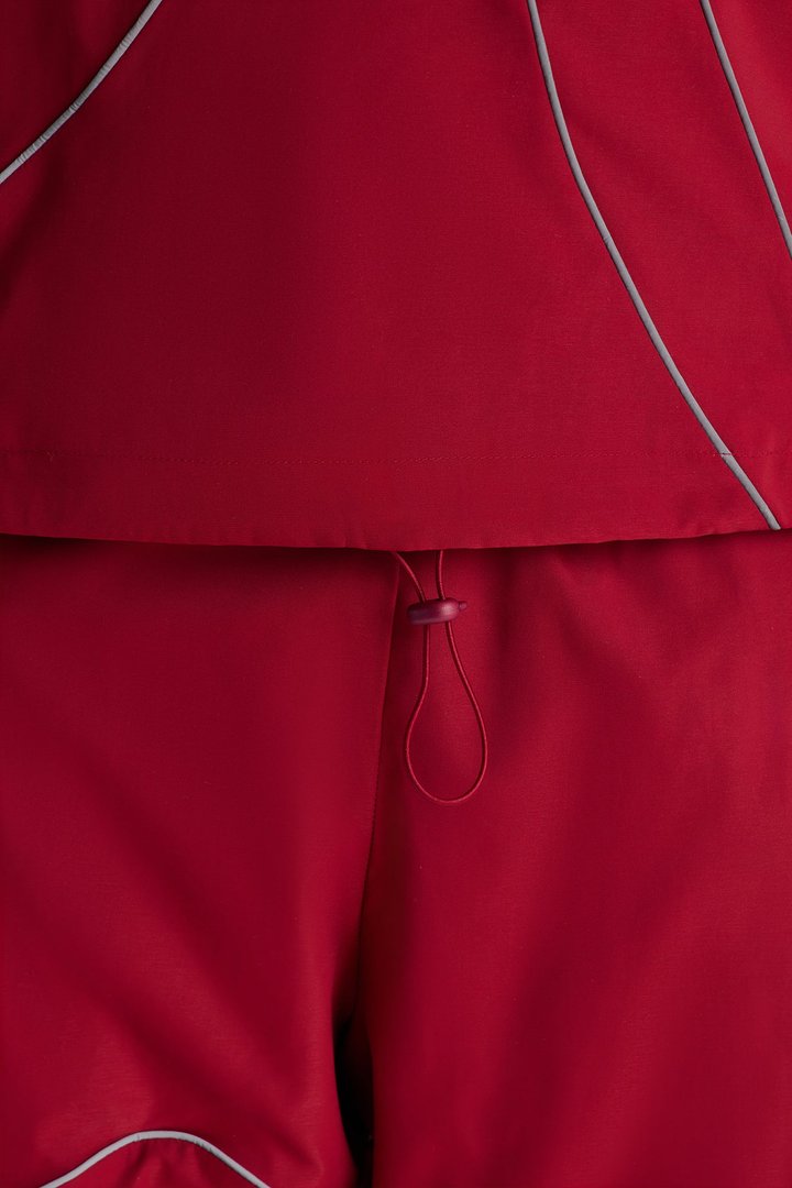 Futuristic Mode Track Jacket - Red