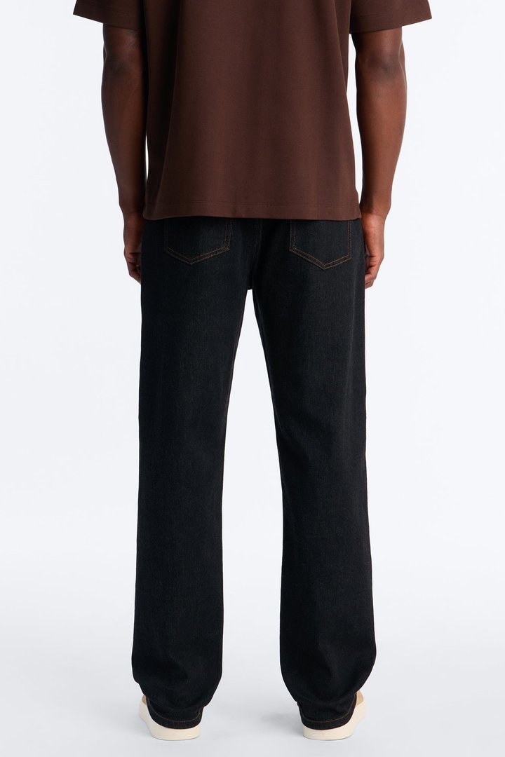 Raw Selvedge Straight Be Clean Jean - Black