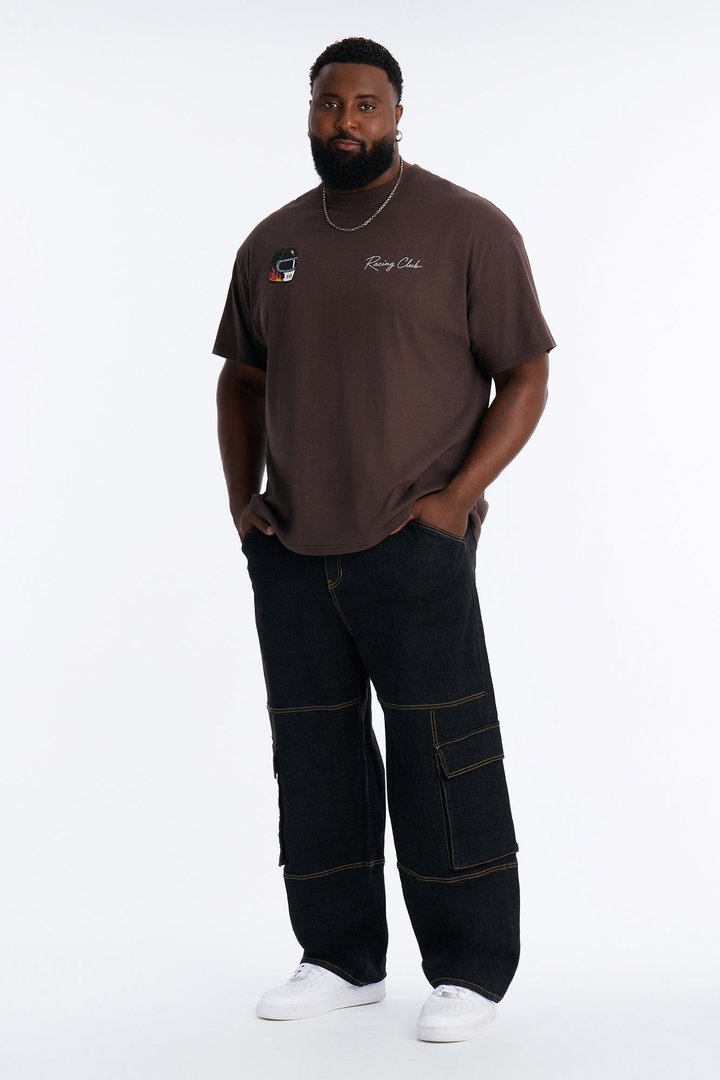 Raw Selvedge Barrel Cargo Jean - Black